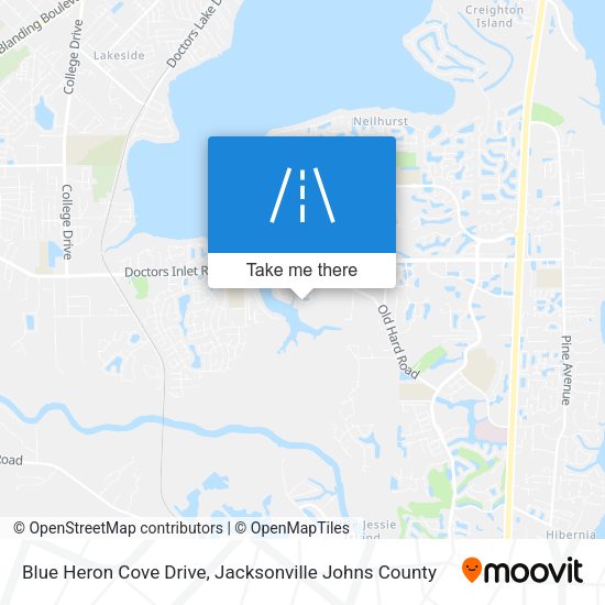Blue Heron Cove Drive map