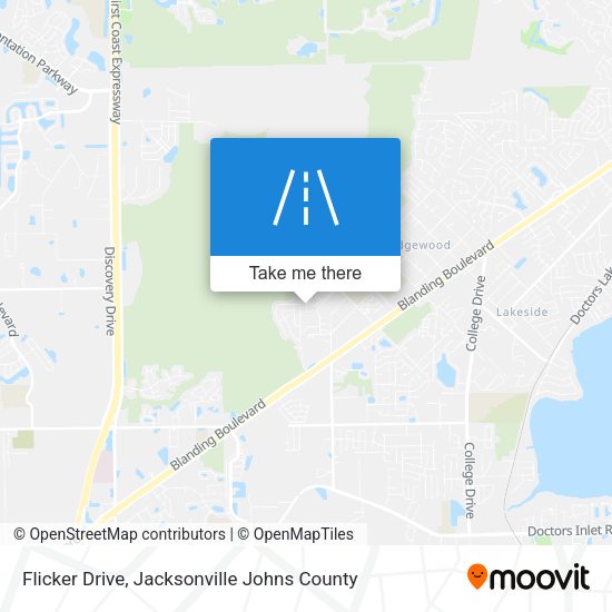Flicker Drive map