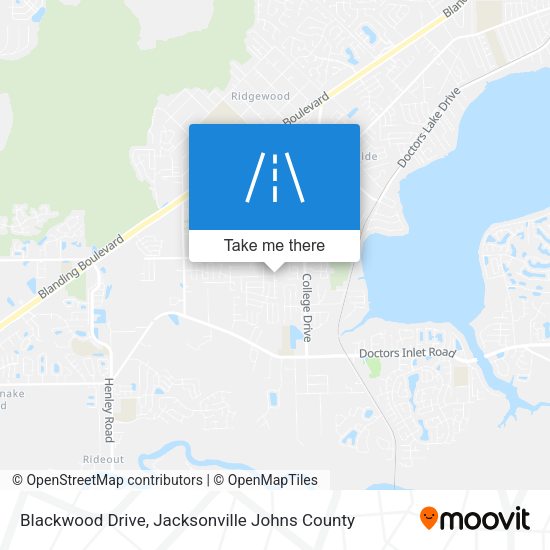 Blackwood Drive map