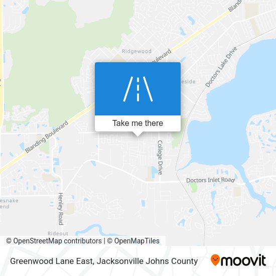 Greenwood Lane East map