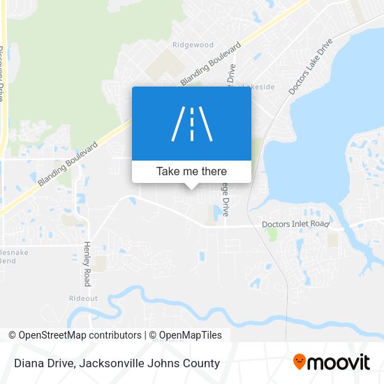 Diana Drive map