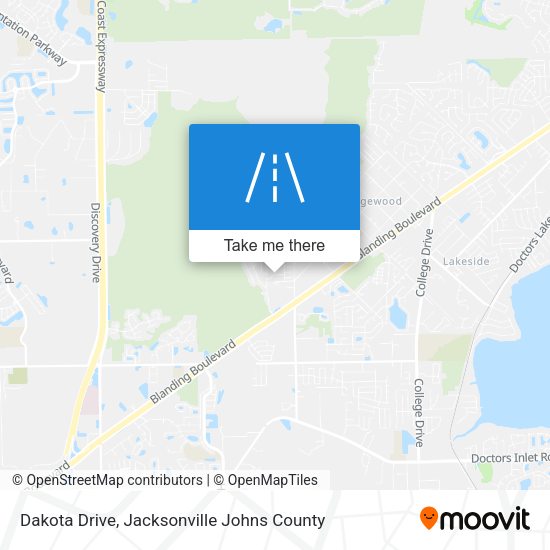 Dakota Drive map