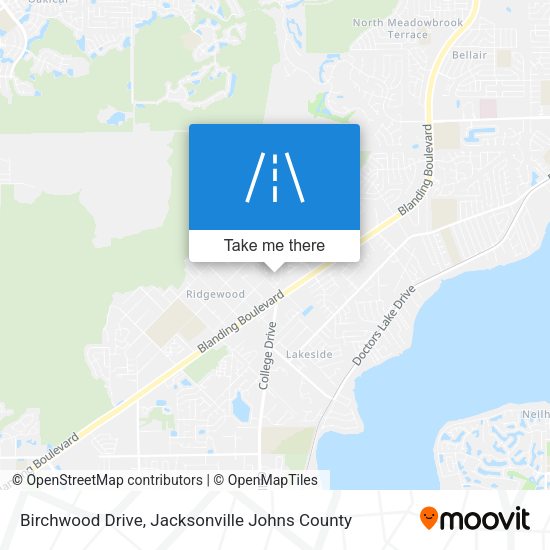 Birchwood Drive map