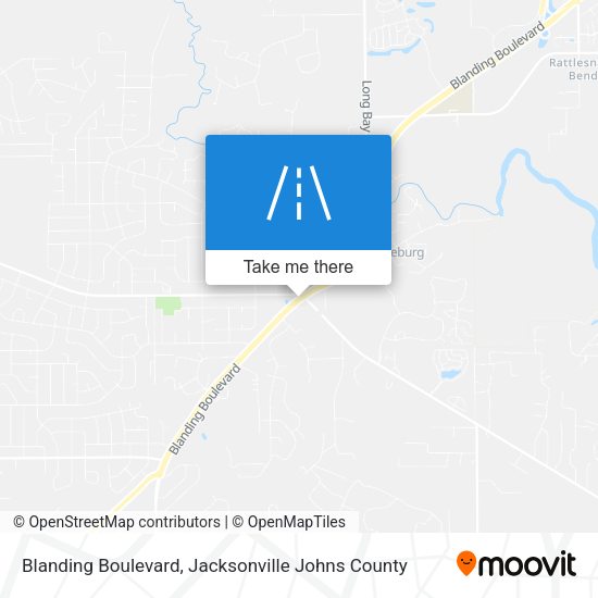 Mapa de Blanding Boulevard