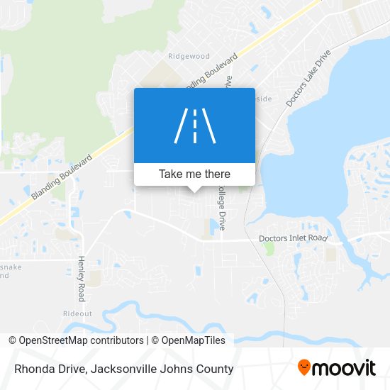 Rhonda Drive map
