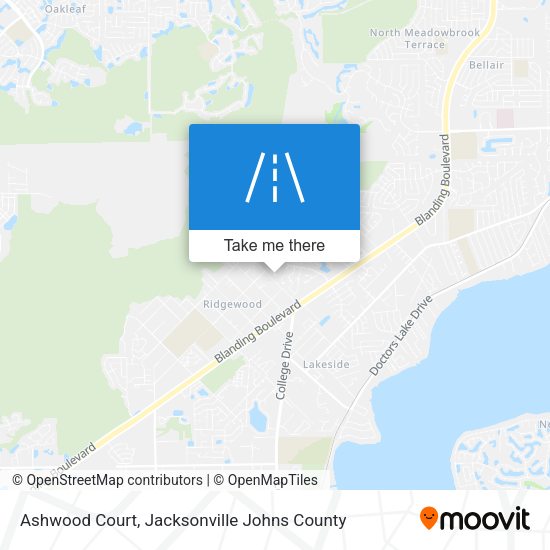 Ashwood Court map