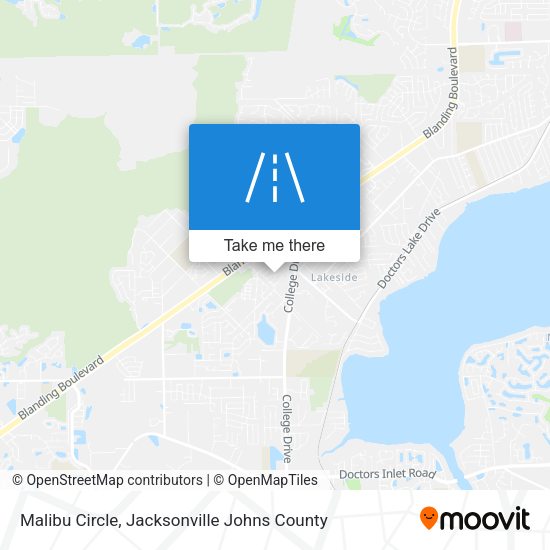 Mapa de Malibu Circle