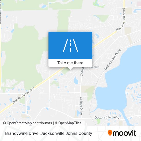 Brandywine Drive map