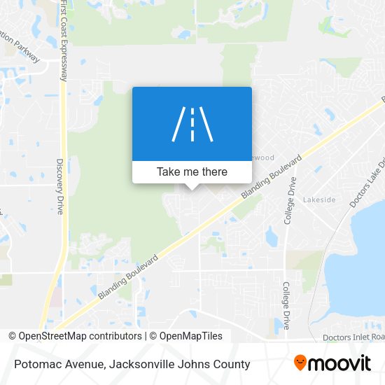 Mapa de Potomac Avenue