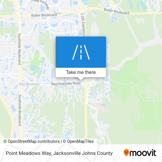 Point Meadows Way map