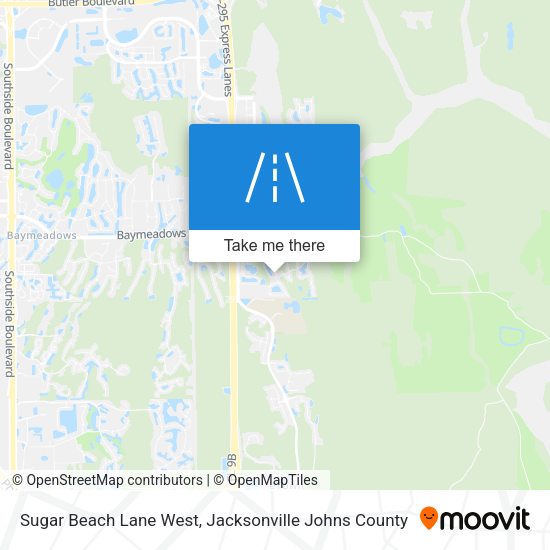 Mapa de Sugar Beach Lane West