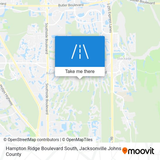 Mapa de Hampton Ridge Boulevard South