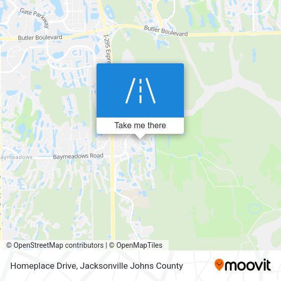 Homeplace Drive map