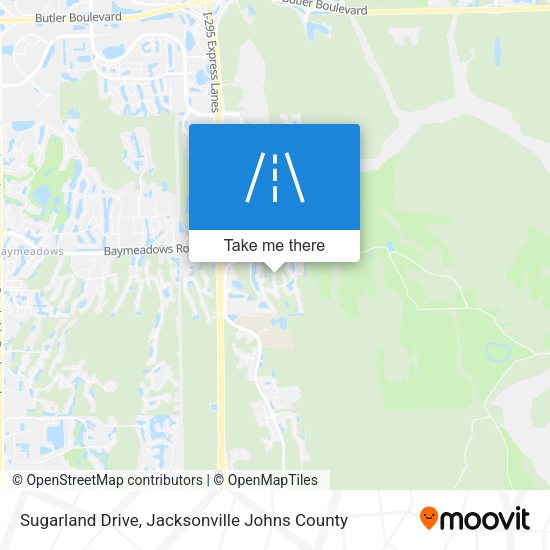 Sugarland Drive map