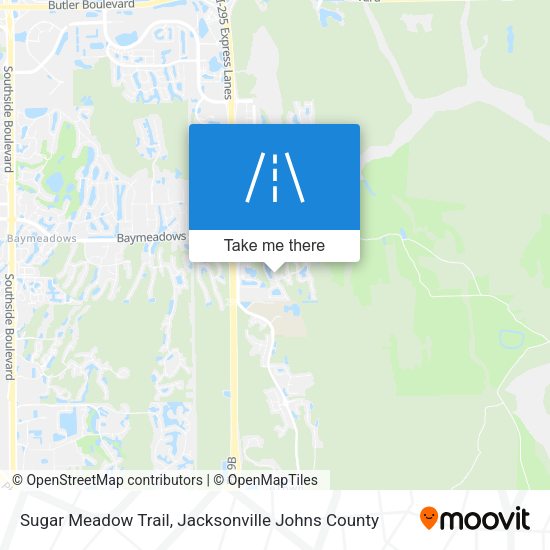 Sugar Meadow Trail map