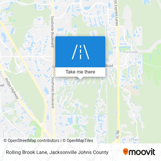 Mapa de Rolling Brook Lane