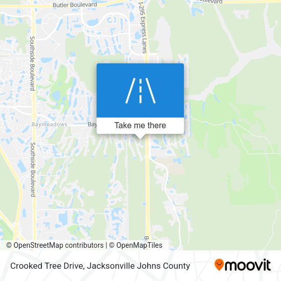 Crooked Tree Drive map