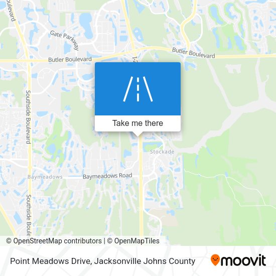 Mapa de Point Meadows Drive
