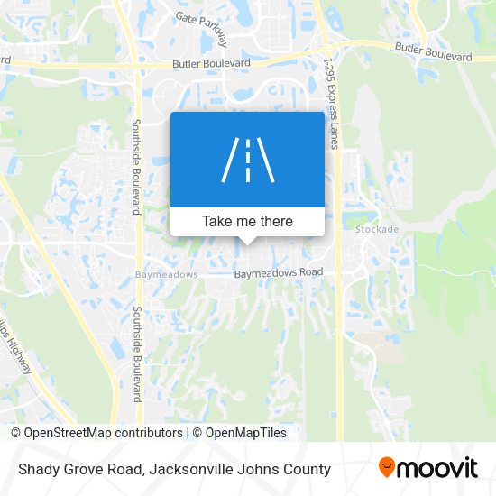 Mapa de Shady Grove Road