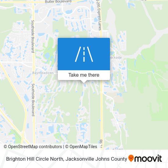 Mapa de Brighton Hill Circle North