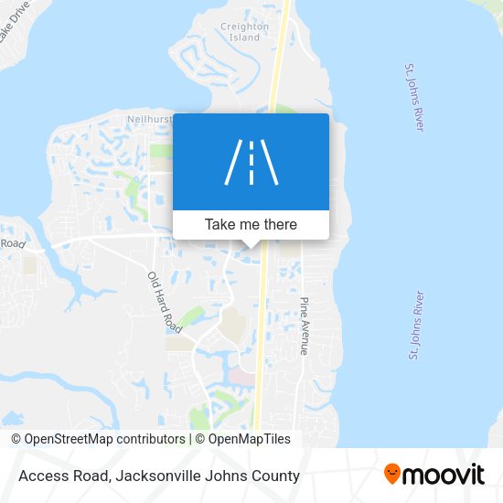 Mapa de Access Road