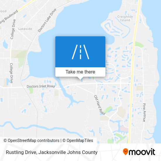 Rustling Drive map