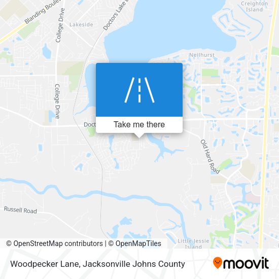 Woodpecker Lane map