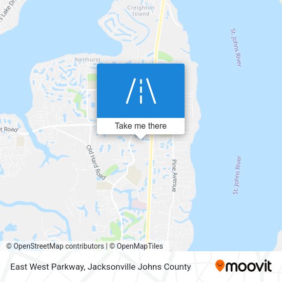 East West Parkway map