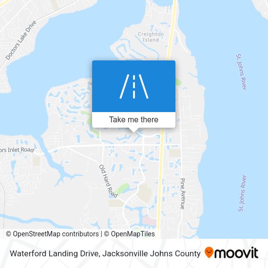 Waterford Landing Drive map