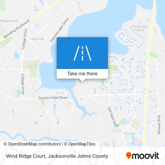 Wind Ridge Court map