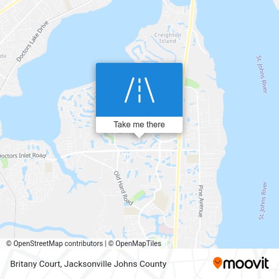 Britany Court map