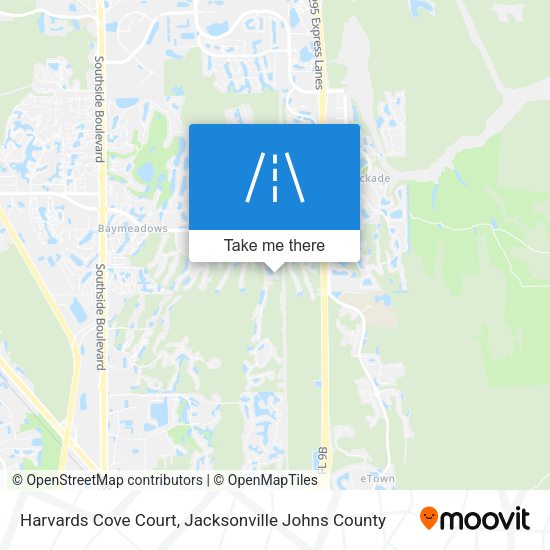 Harvards Cove Court map