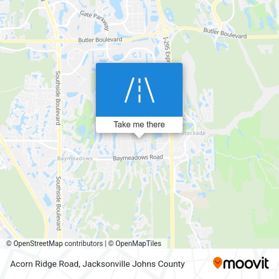Acorn Ridge Road map