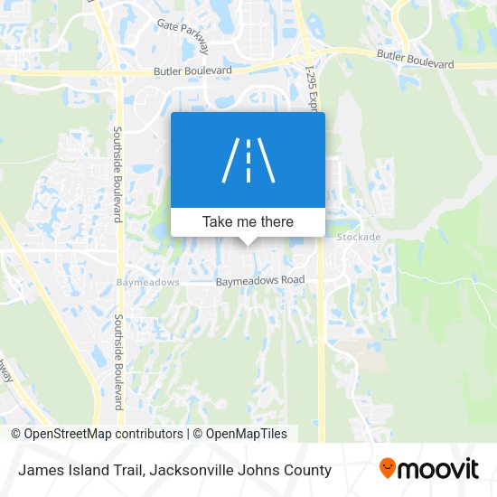 Mapa de James Island Trail