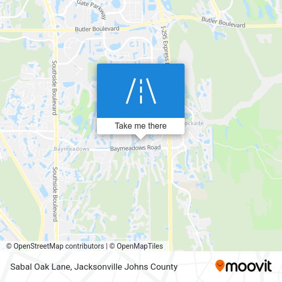 Sabal Oak Lane map
