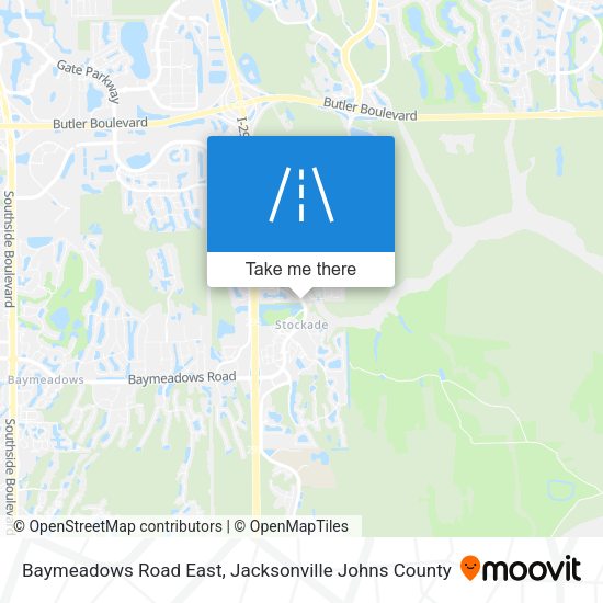 Mapa de Baymeadows Road East