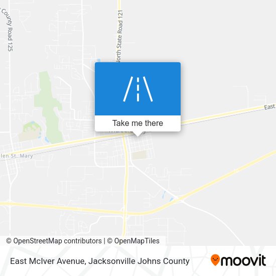 East McIver Avenue map