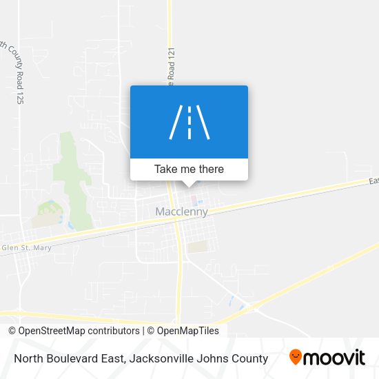 Mapa de North Boulevard East
