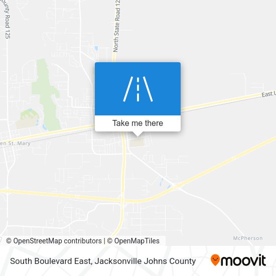 Mapa de South Boulevard East