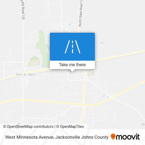 West Minnesota Avenue map