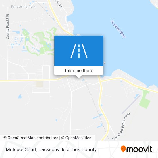 Mapa de Melrose Court