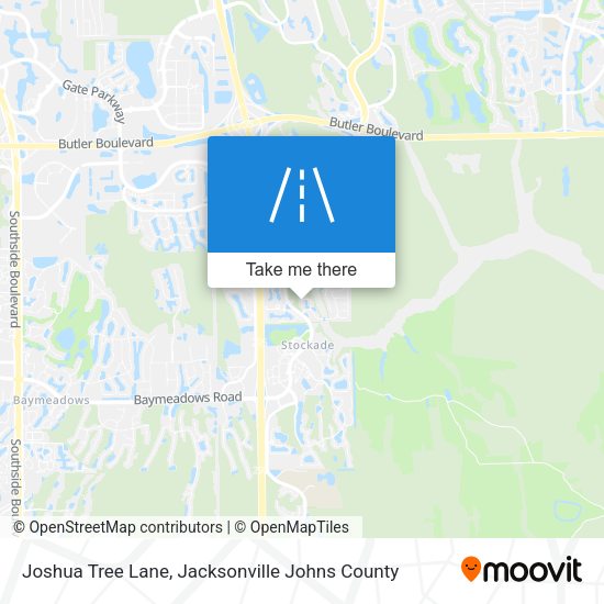 Mapa de Joshua Tree Lane