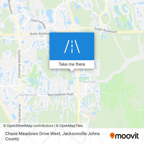 Chase Meadows Drive West map