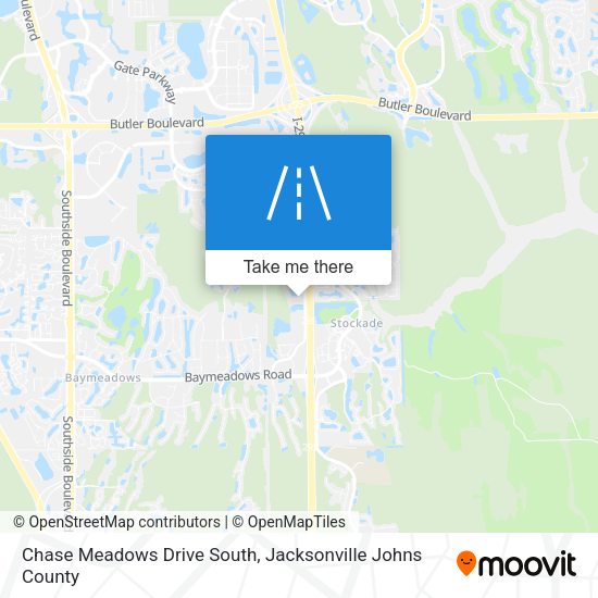 Chase Meadows Drive South map