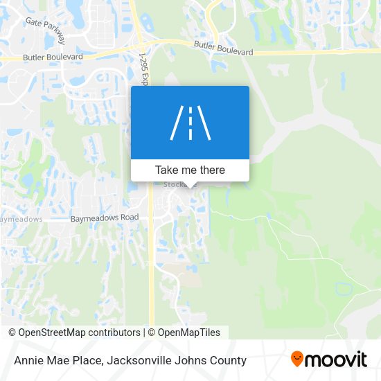 Annie Mae Place map