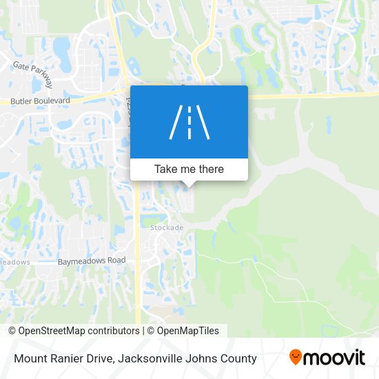 Mount Ranier Drive map
