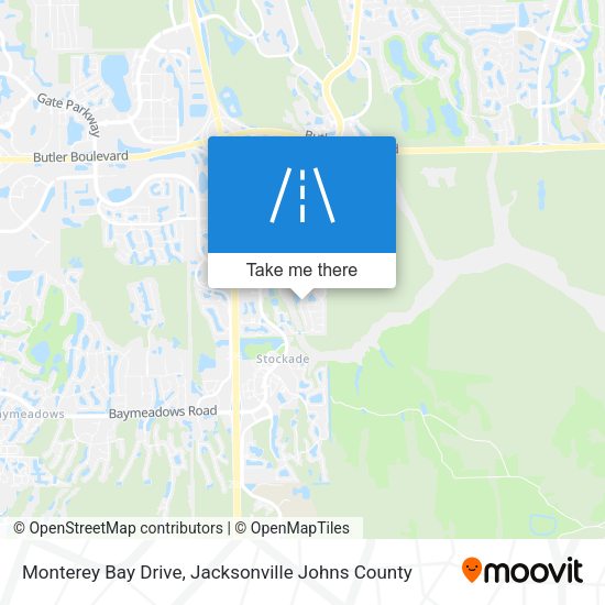 Monterey Bay Drive map
