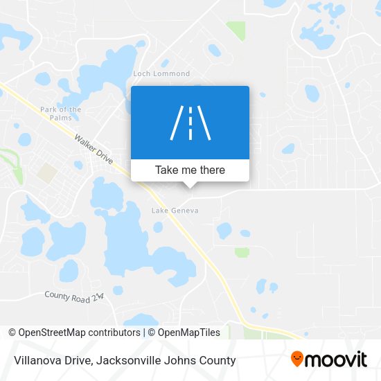 Villanova Drive map