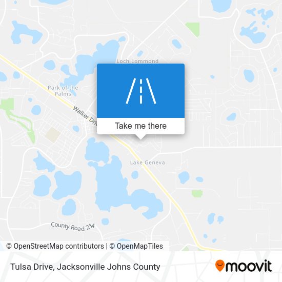 Mapa de Tulsa Drive