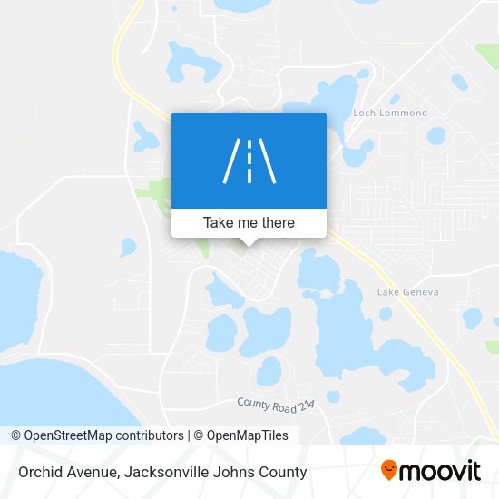 Orchid Avenue map